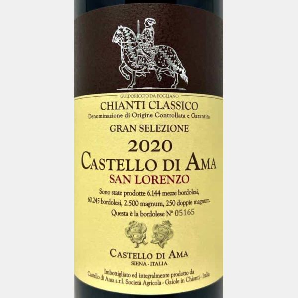 Chianti Classico Gran Selezione San Lorenzo DOCG 2020 - Castello di Ama