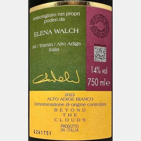 Beyond the Clouds Bianco Alto Adige DOC 2022 - Elena Walch