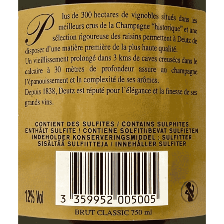 Champagne Brut Classic AOC Geschenkbox - Deutz