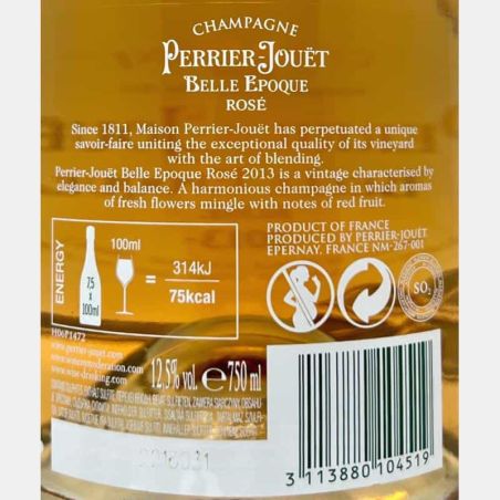 Champagne Belle Epoque Rose Brut AOC - Perrier-Jouet