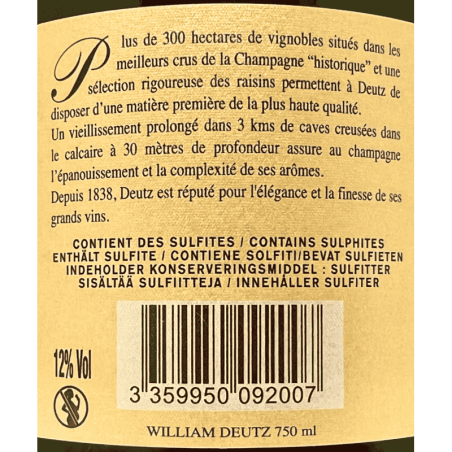 Champagne Cuvee William Deutz Brut Millesime AOC 2014 Geschenkbox - Deutz