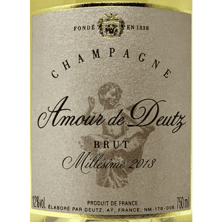 Champagne Blanc de Blancs Amour de Deutz Brut Millesime AOC 2013 Gift Box - Deutz