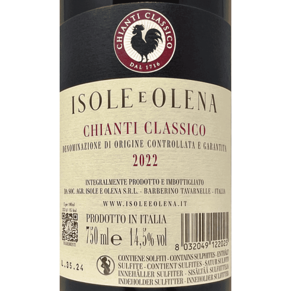 Chianti Classico DOCG 2022 - Isole e...