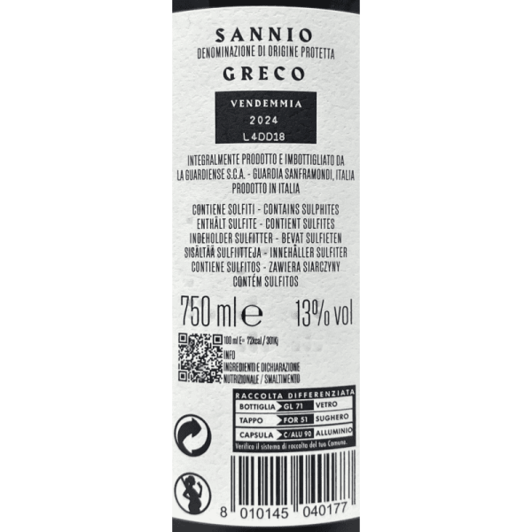 Greco Janare Pietralata Sannio DOP...