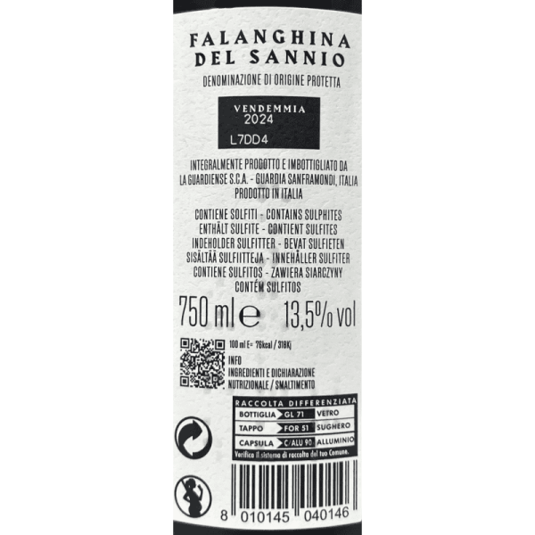 Falanghina del Sannio Janare Senete...