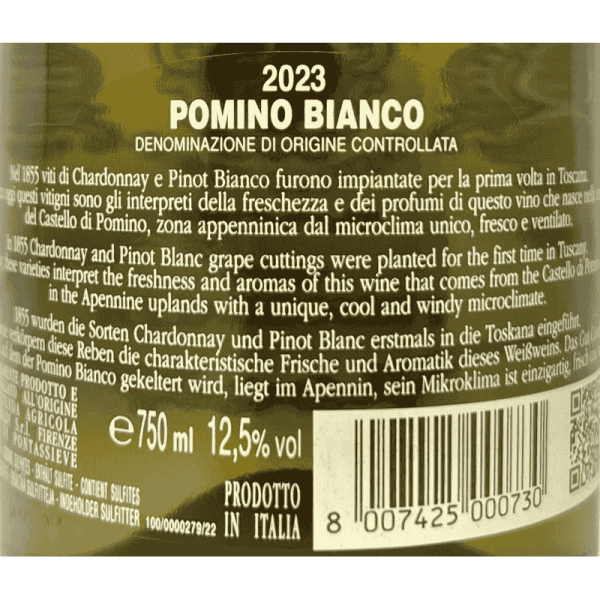 Pomino Bianco DOC 2023 - Castello di Pomino, Frescobaldi Pomino Bianco DOC 2023 - Castello di Pomino, Frescobaldi
