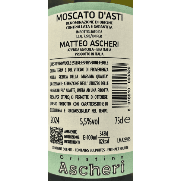 Moscato d'Asti Cristina Ascheri DOCG...
