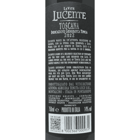 Lucente Toscana IGT 2022 - Tenuta Luce, Frescobaldi