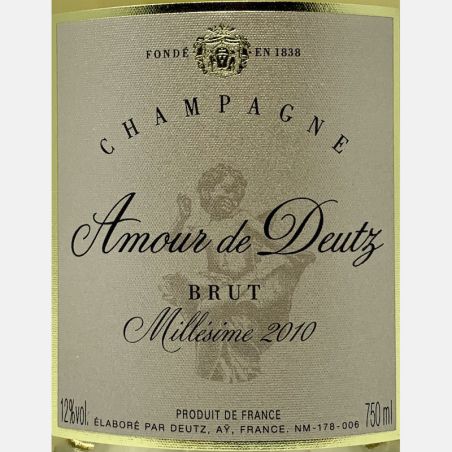 Champagne Blanc de Blancs Amour de Deutz Brut Millesime AOC 2010 Gift Box - Deutz