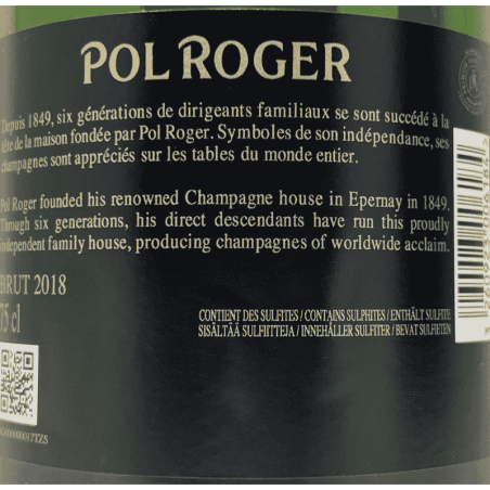 Champagne Vintage Brut AOC 2018 Geschenkbox - Pol Roger