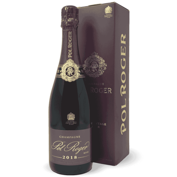 Champagne Rose Vintage Brut AOC 2018 Gift box - Pol Roger Champagne Rose Vintage Brut AOC 2018 Gift box - Pol Roger