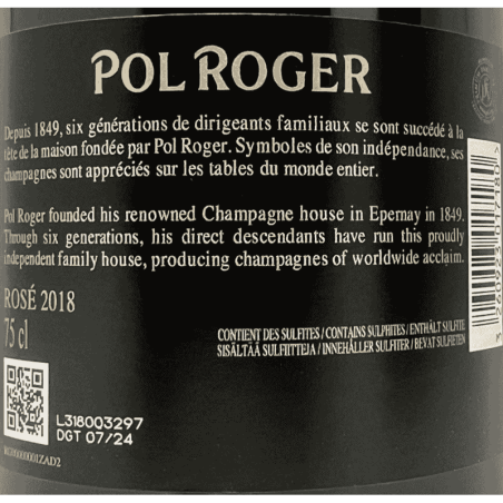 Champagne Rose Vintage Brut AOC 2018 Gift box - Pol Roger