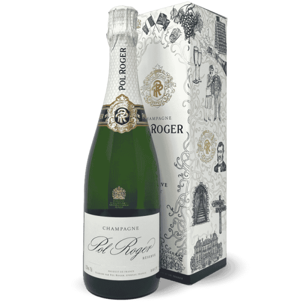 Champagne Reserve Brut AOC Gift box 1849 - Pol Roger Champagne Reserve Brut AOC Gift box 1849 - Pol Roger