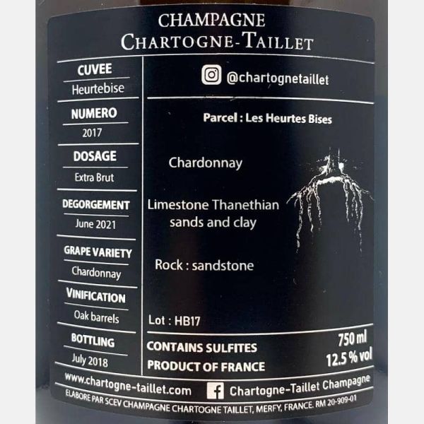 Champagne Heurtebise Extra Brut 2017 - Chartogne-Taillet Champagne Heurtebise Extra Brut 2017 - Chartogne-Taillet