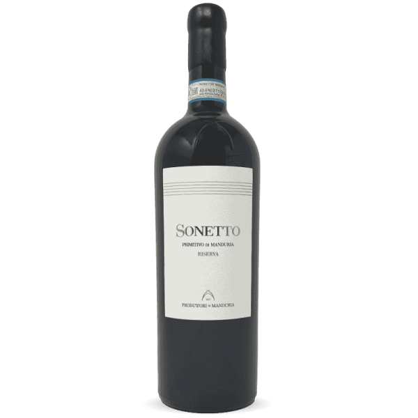 Primitivo di Manduria Riserva Sonetto DOC 2019 - Produttori di Manduria Primitivo di Manduria Riserva Sonetto DOC 2019 - Produttori di Manduria