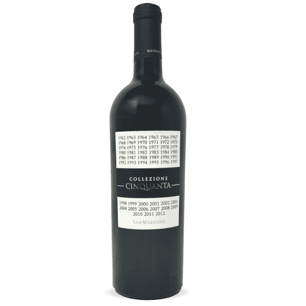 Collezione Cinquanta +6 Vino Rosso d’Italia - Cantine San Marzano Collezione Cinquanta +6 Vino Rosso d’Italia - Cantine San Marzano