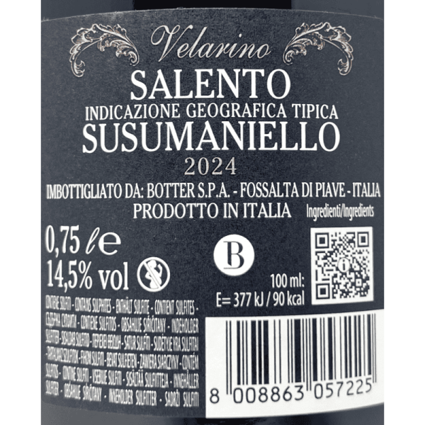 Susumaniello Salento IGT 2024 -...