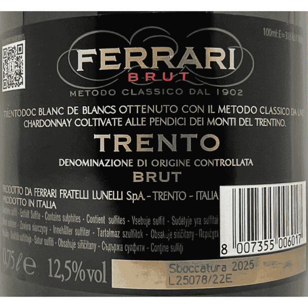 Spumante Metodo Classico Brut Trento...