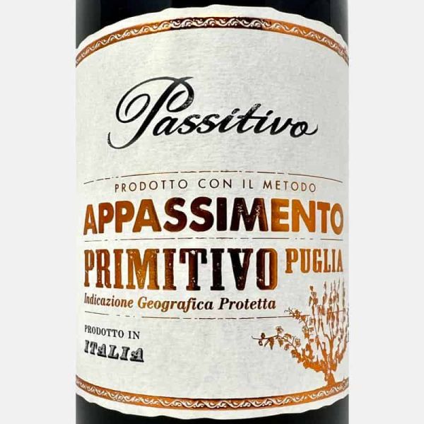 Appassimento Primitivo Passitivo Puglia IGP 2022 - Paolo Leo
