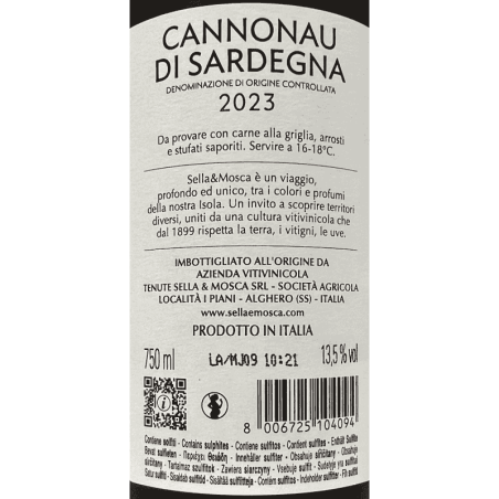 Cannonau di Sardegna DOC 2023 - Sella & Mosca