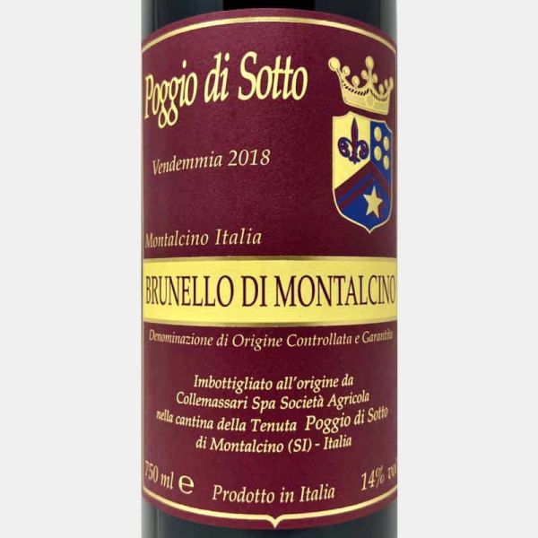 Brunello di Montalcino DOCG 2018 Bio - Poggio di Sotto