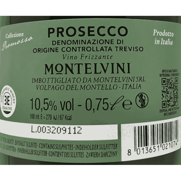 Prosecco Frizzante Treviso DOC - Montelvini Prosecco Frizzante Treviso DOC - Montelvini