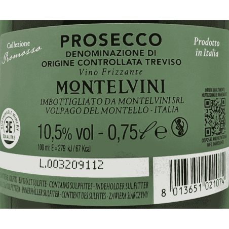Prosecco Frizzante Treviso DOC - Montelvini