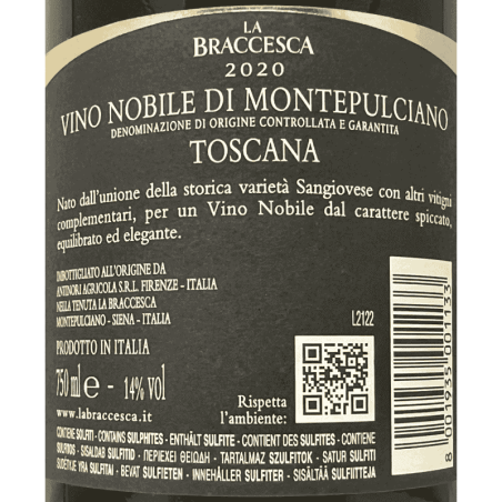 Vino Nobile di Montepulciano DOCG 2020 - Antinori Tenuta La Braccesca