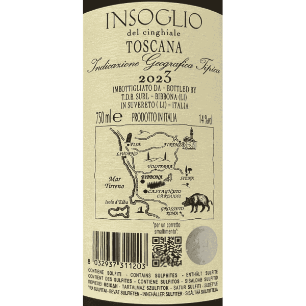 Insoglio del Cinghiale Campo di Sasso Toscana IGT 2023 - Tenuta di Biserno Insoglio del Cinghiale Campo di Sasso Toscana IGT 2023 - Tenuta di Biserno