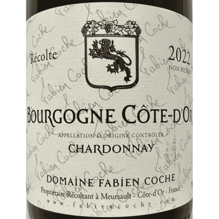 Bourgogne Cote d´Or Chardonnay AOC 2022 - Fabien Coche