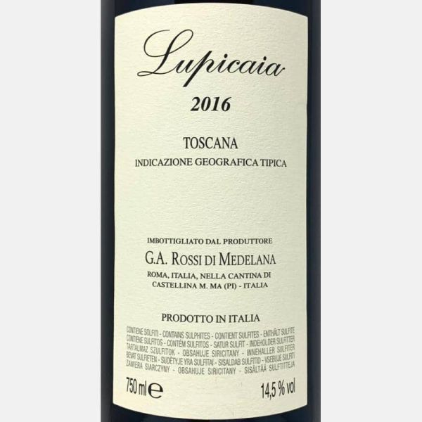 Lupicaia Toscana IGT 2016 - Castello...