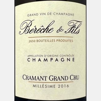 Champagne Cramant Grand Cru...