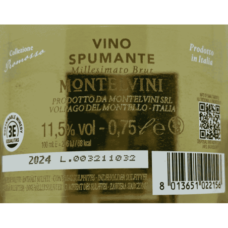 Spumante Promosso Millesimato Brut 2024 - Montelvini