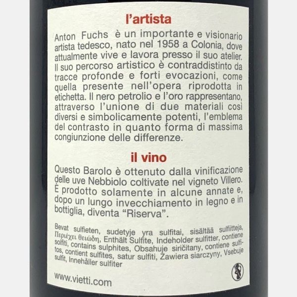 Barolo Riserva Villero DOCG 2009 - Vietti Barolo Riserva Villero DOCG 2009 - Vietti