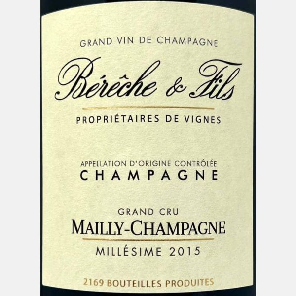 Champagne Mailly Grand Cru AOC 2015 -...