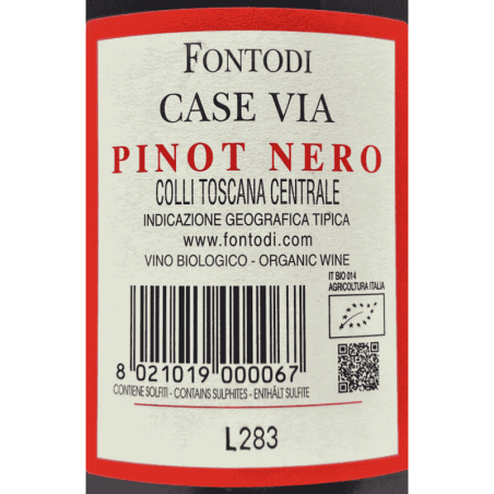 Pinot Nero Case Via Toscana IGT 2021 Bio - Fontodi