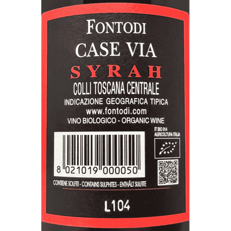 Syrah Case Via Toscana IGT 2021 Bio - Fontodi