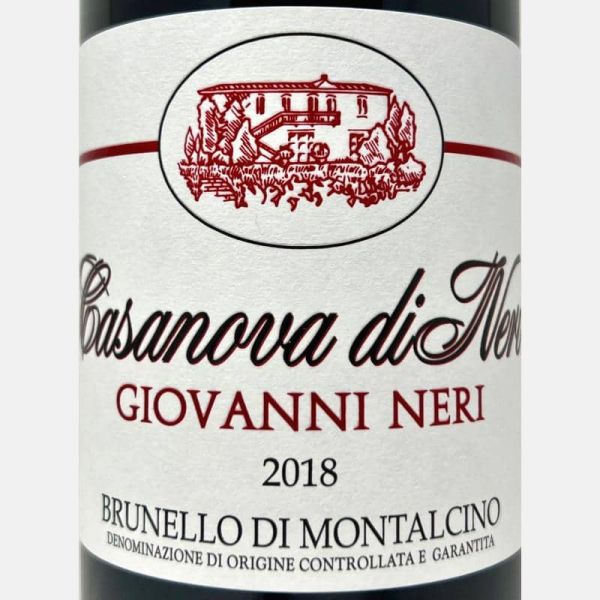 Brunello di Montalcino Giovanni Neri DOCG 2018 - Casanova di Neri