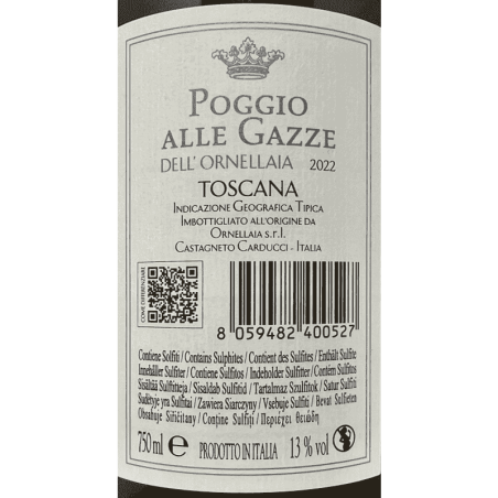 Poggio alle Gazze dell´Ornellaia Bianco Toscana IGT 2022 - Tenuta dell'Ornellaia