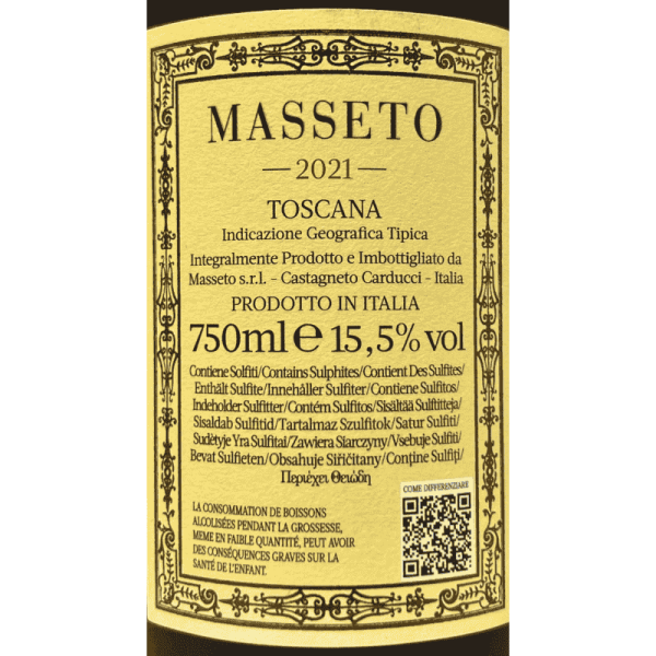 Masseto Toscana IGT 2021 - Tenuta Masseto Masseto Toscana IGT 2021 - Tenuta Masseto