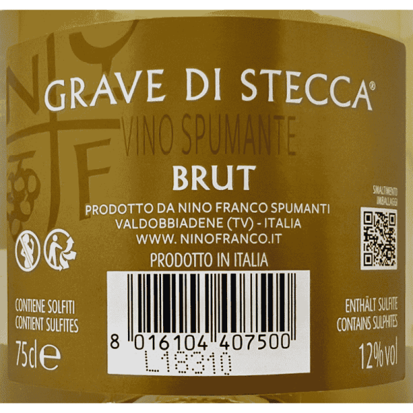 Spumante Grave di Stecca Brut 2017 - Nino Franco Spumante Grave di Stecca Brut 2017 - Nino Franco