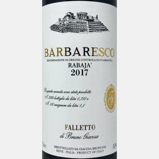 Barbaresco Rabaja DOCG 2017...
