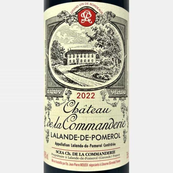 Lalande de Pomerol AOC 2022 - Château de la Commanderie