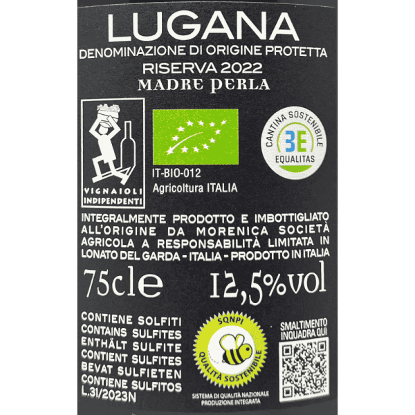 Lugana Riserva Madre Perla DOP 2022 Bio - Perla del Garda Lugana Riserva Madre Perla DOP 2022 Bio - Perla del Garda