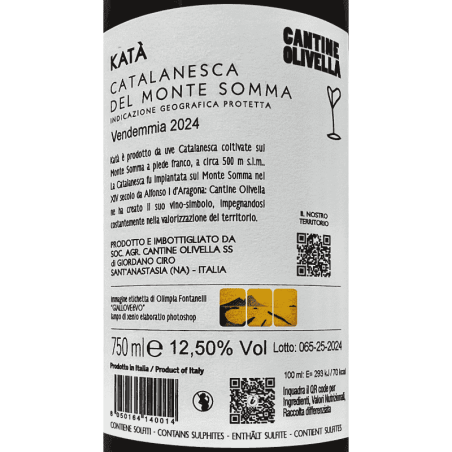 Catalanesca del Monte Somma Katà IGP 2024 - Cantine Olivella
