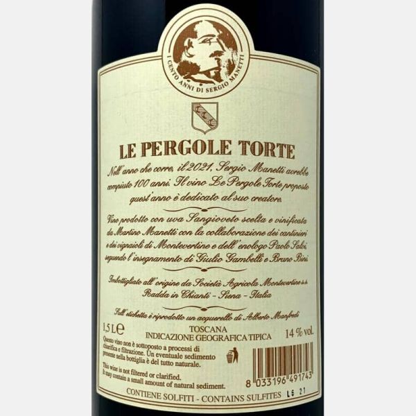 Le Pergole Torte Rosso Toscana IGT 2018 Magnum 1,5L - Montevertine Le Pergole Torte Rosso Toscana IGT 2018 Magnum 1,5L - Montevertine