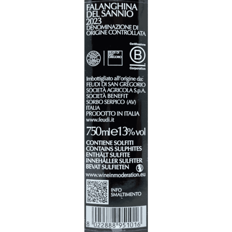 Falanghina del Sannio Serrocielo DOC 2023 - Feudi di San Gregorio