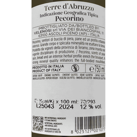 Pecorino Colli Aprutini Prope IGT 2024 - Velenosi