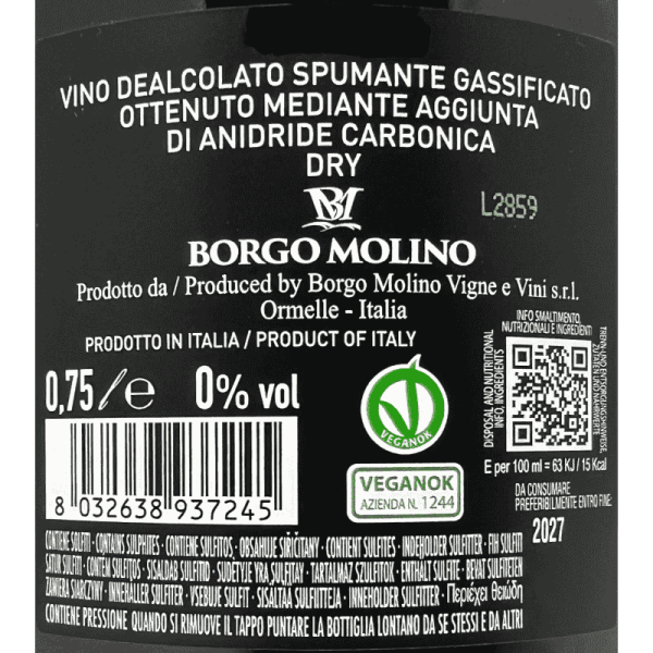 Spumante Alcohol Free Dry 0,0% -... Spumante Alcohol Free Dry 0,0% -...