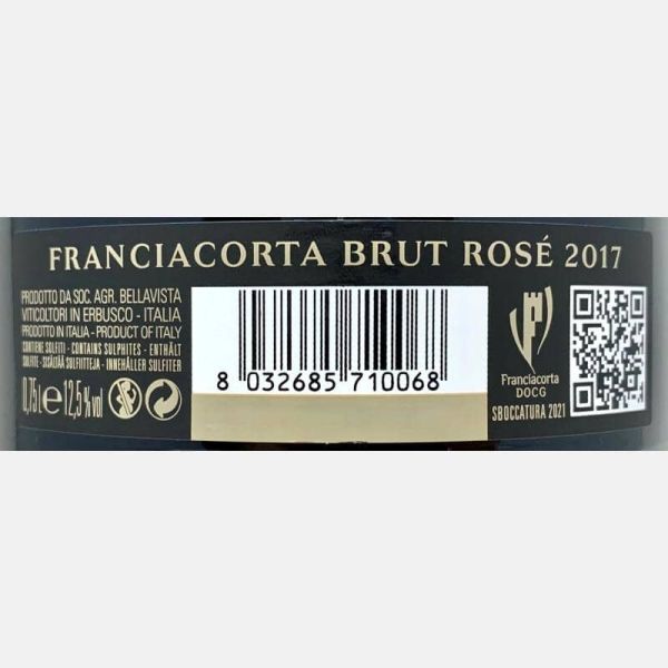 Franciacorta Rosé Brut DOCG 2017 -...
